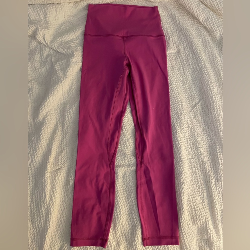 Lululemon Align 23 Inch Leggings Pow Pink Tone Size 2